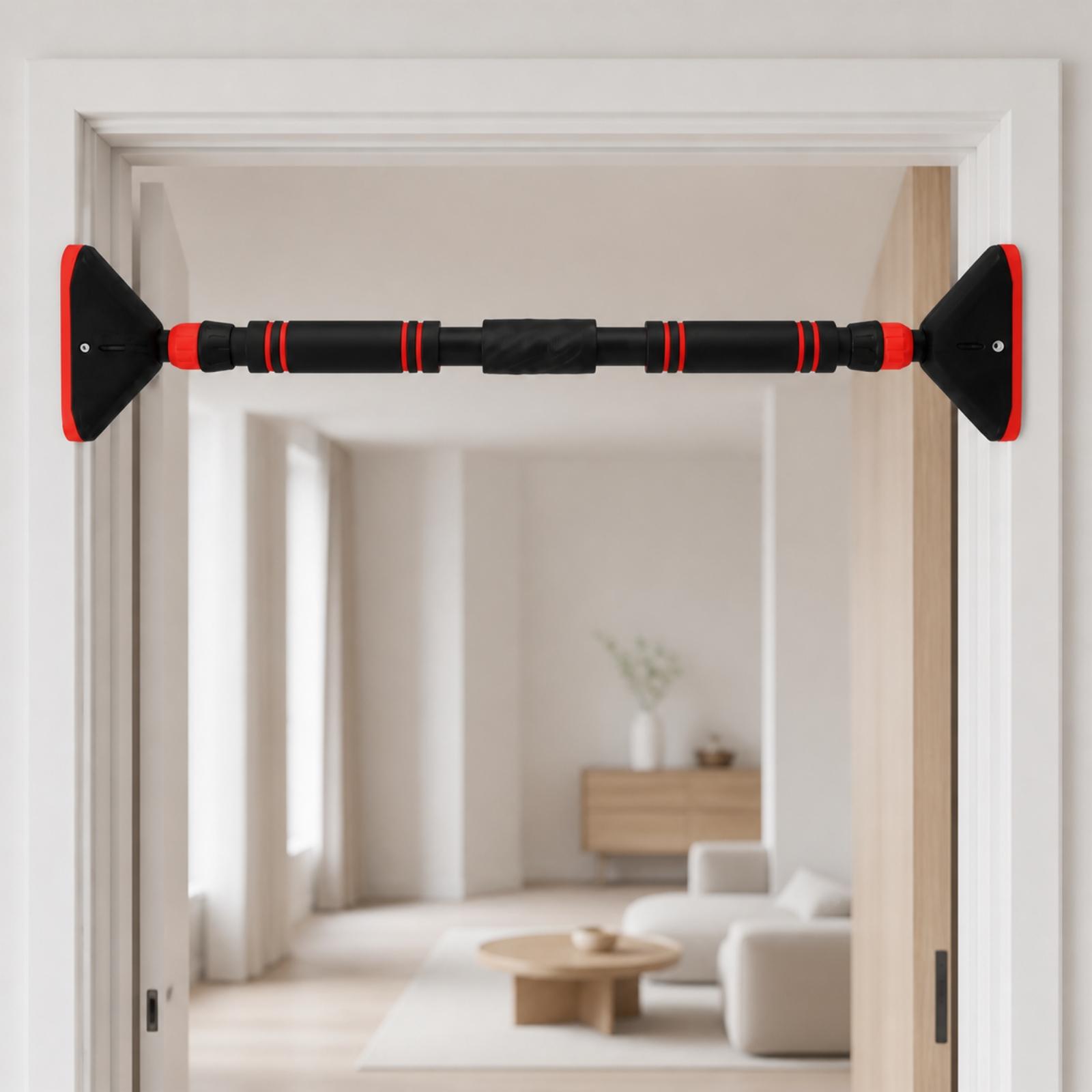 ドア枠に取り付けられるプルアップバー。室内用、自宅ジム用。ネ - Door Pull Up Bar No Screw のレビューと価格