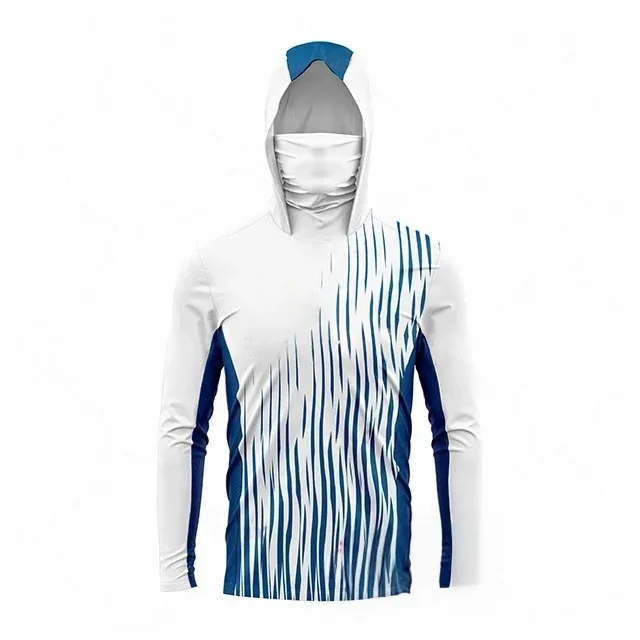 男女兼用、フード付き釣り用シャツ、UPF50の紫外線カット、 - Hiking のレビューと価格