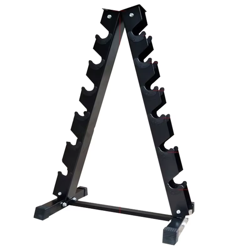 多機能10層スチール製三角ダンベルラック収納スタンドポータブ - Fitness Equipment のレビューと価格
